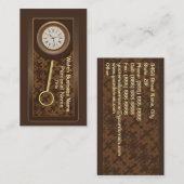 Uhr-Geschäfts-Visitenkarte Visitenkarte (Vorne/Hinten)