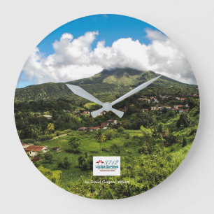 Uhr geschälter Berg von Martinique