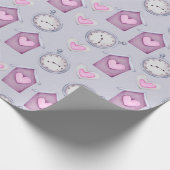 Uhr Geschenkpapier (Ecke)
