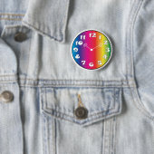 Uhr-Gesichts-Knopf-Abzeichen Button (Beispiel)