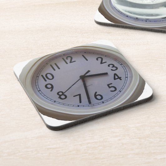 Uhr Getränkeuntersetzer (Linke Seite)