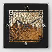 Uhr - getrocknete Sonnenblume im Rahmen (Vorderseite)