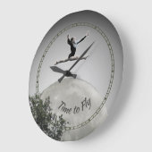 Uhr - Gymnastik Zeit zum Fliegen (Winkel)