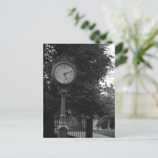 Uhr, Hauptstadt Gebäude Grounds Richmond, VA Postkarte (Stehend Vorderseite)