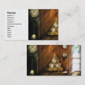 Uhr-Hersteller - Uhren Visitenkarte (Vorne/Hinten)