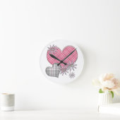 Uhr Herz und Blume (Zuhause)