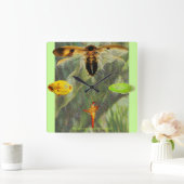 "Uhr-Hinterwelle-" Hinterwelleenthusiasten sind Li Quadratische Wanduhr (Zuhause)