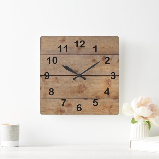 Uhr "Holz" (Zuhause)