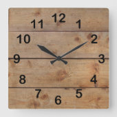 Uhr "Holz" (Vorderseite)