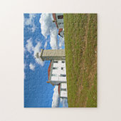 Uhr-Hügel-Leuchtturm, Rhode Island Puzzle (Vertikal)