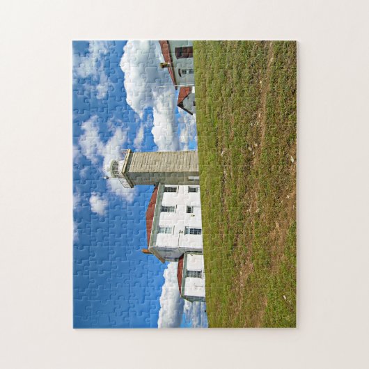 Uhr-Hügel-Leuchtturm, Rhode Island Puzzle (Vertikal)
