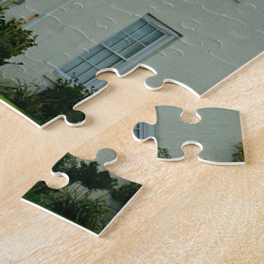 Uhr-Hügel-Leuchtturm, Rhode Island Puzzle (Seite)