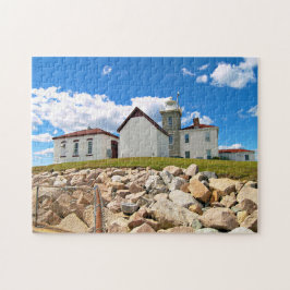 Uhr-Hügel-Leuchtturm, Rhode Island Puzzle