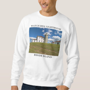 Uhr-Hügel-Leuchtturm, Rhode Island Sweatshirt