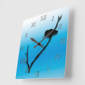 Uhr - Hummingbird am Zweig (Winkel)