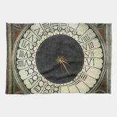 Uhr im Duomo von Paolo Uccello Geschirrtuch (Horizontal)
