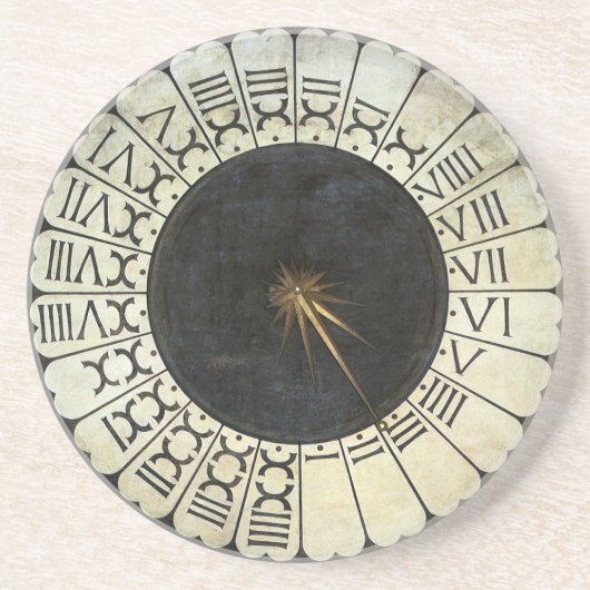 Uhr im Duomo von Paolo Uccello Getränkeuntersetzer (Vorne)