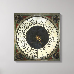 Uhr im Duomo von Paolo Uccello Leinwanddruck