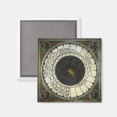 Uhr im Duomo von Paolo Uccello Magnet (Vorderseite/Rückseite)