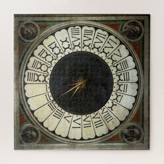 Uhr im Duomo von Paolo Uccello Puzzle (Horizontal)