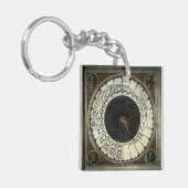 Uhr im Duomo von Paolo Uccello Schlüsselanhänger (Vorderseite links)