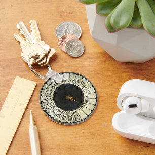 Uhr im Duomo von Paolo Uccello Schlüsselanhänger