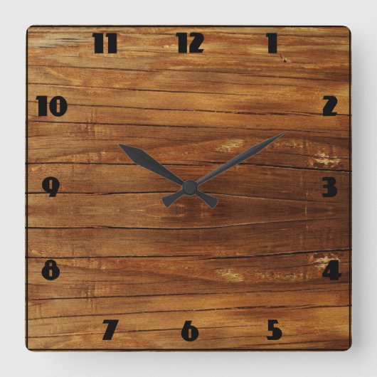 Uhr im rustikalen Stil (Vorderseite)