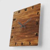 Uhr im rustikalen Stil (Winkel)