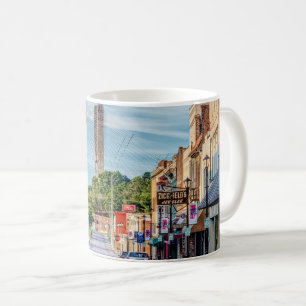 Uhr im Stadtzentrum Cape Girardeau Kaffeetasse