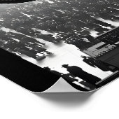 Uhr in der Station Pennsylvania. Poster (Ecke)