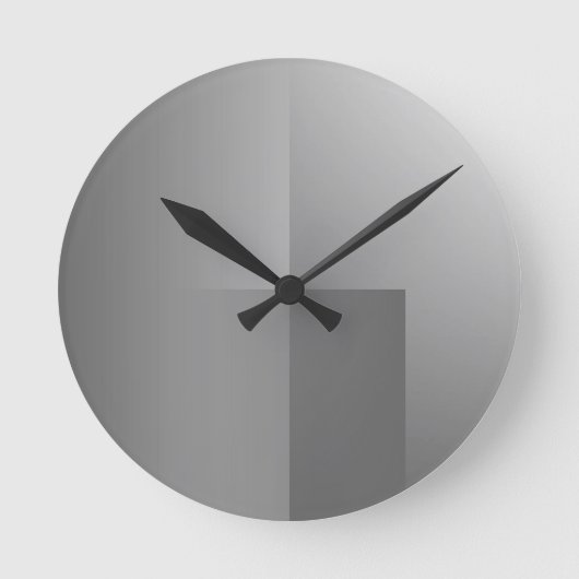 Uhr in Grautönen (Vorderseite)