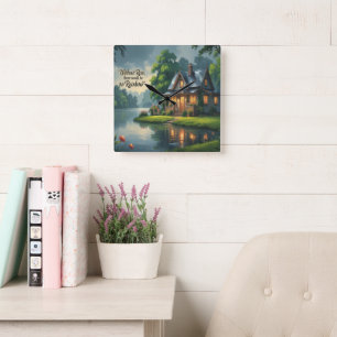 Uhr - Inspirationsquelle der Wand.