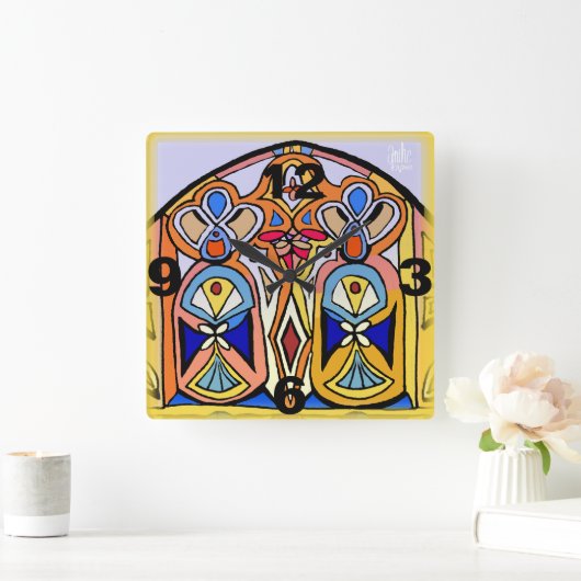 Uhr - inspiriert Hartglas. (Zuhause)