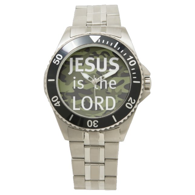 Uhr „JESUS is the LORD " (Vorderseite)