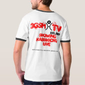 Uhr kabukicho live@ 3gsm bigjoke Fernsehen T-Shirt (Rückseite)