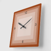 Uhr - konzentrische Quadrate (Winkel)