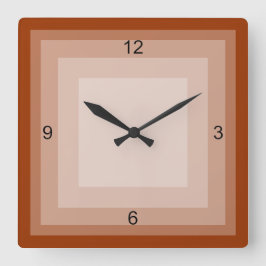 Uhr - konzentrische Quadrate