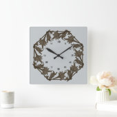 Uhr - Kreis der Blätter (Zuhause)