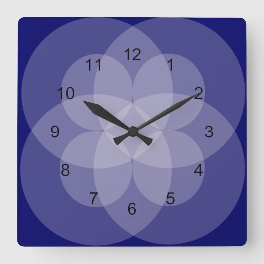 Uhr - Kreise, die sich überschneiden (Vorderseite)