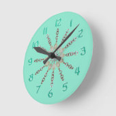 Uhr - Kupferketten und -perlen (Winkel)