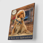 Uhr Labrador Retretour (Winkel)