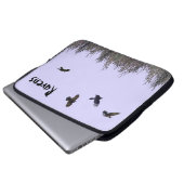 Uhr Laptopschutzhülle (Vorne Knopf)