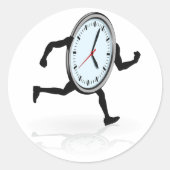 Uhr Laufende Sticker (Vorderseite)
