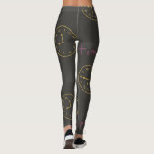 Uhr Leggings (Rückseite)