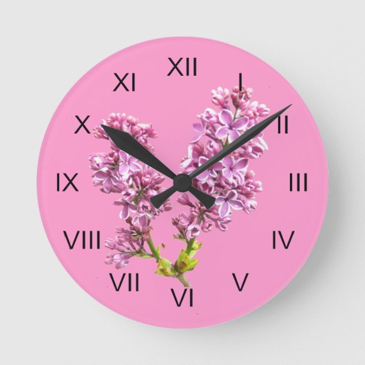 Uhr - Lilac-Blüten (Vorderseite)