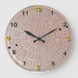 Uhr - Manhole-Abdeckung