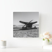 Uhr marines, schwarzes und weißes Thema (Zuhause)