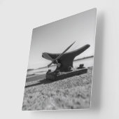 Uhr marines, schwarzes und weißes Thema (Winkel)