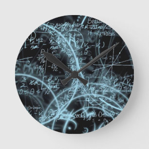 Uhr mathematischer Stil