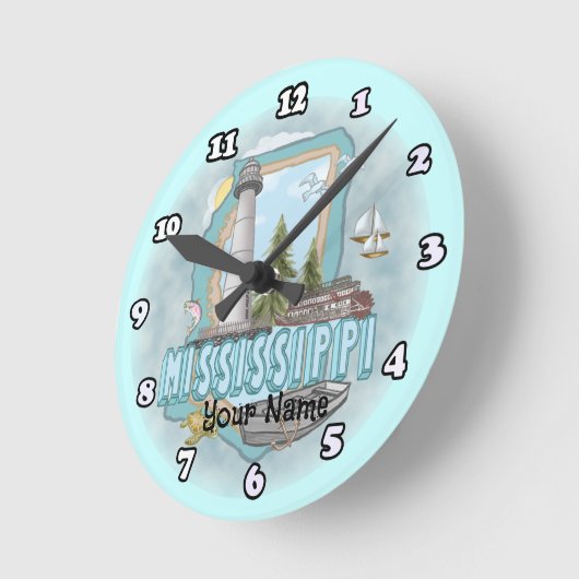 Uhr Mississippi Lighthouse (Winkel)